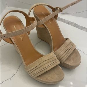 Stuart Weizman Cream Wedge